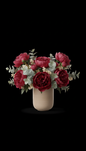 Crimson Peony Statement Arrangement